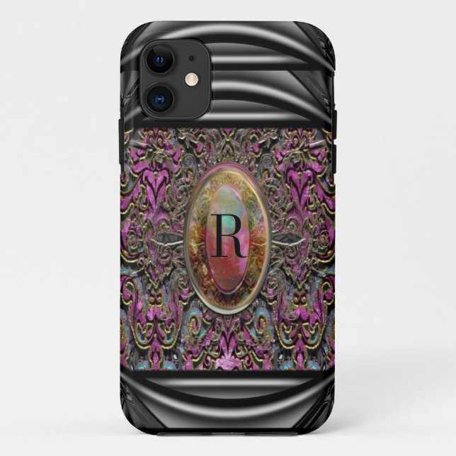 Paynemilder Beautiful Chic Monogram Case-Mate iPhone Hülle (Rückseite)