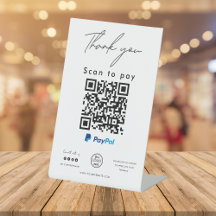 PayPal QR Code Logo Scan zu bezahlen Vielen Dank