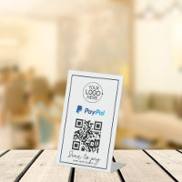 PayPal QR Code Payment Hinzufügen Logo-Logo-berühr