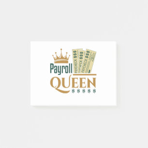 Payroll Queen Post-it Klebezettel