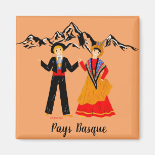 Pays Baskenland, Frankreich Magnet