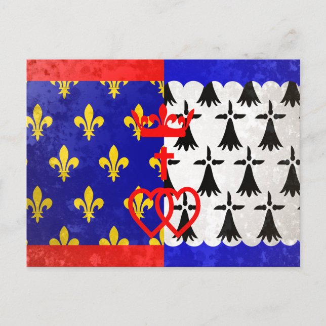 Pays de la Loire Postkarte (Vorderseite)