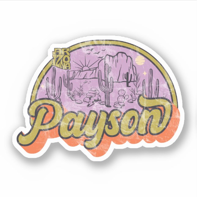 Payson, Arizona Aufkleber (Vorderseite)