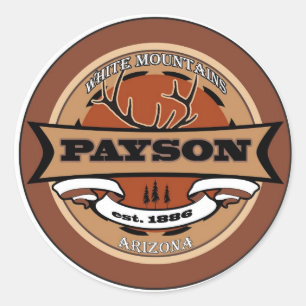 Payson, Arizona Runder Aufkleber