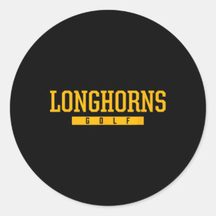 Payson Longhorns Golf Hs Runder Aufkleber
