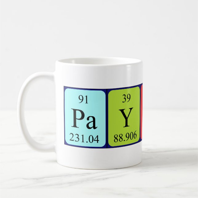 Payton Periodenname Tasse (Links)