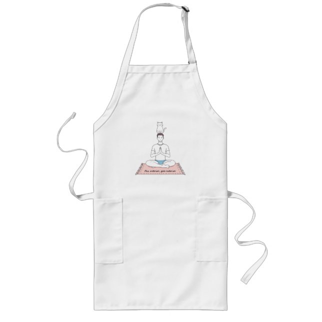 Paz Interior, Gato Exterior Lange Schürze (Vorne)