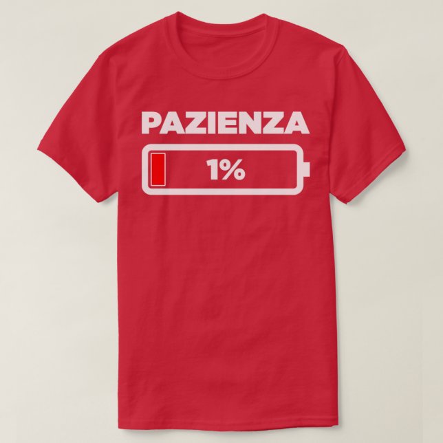 Pazienza 1 T-Shirt (Design vorne)