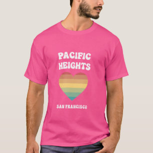 Pazifik Höhen San Francisco California LGBTQ Gay T-Shirt