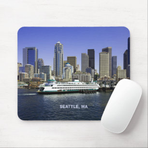 Pazifik Nordwest Seattle Ferry & Gebäude Mousepad
