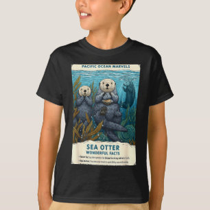 Pazifik-Ozean-Wunder Seeotter wunderbare Fakten T-Shirt