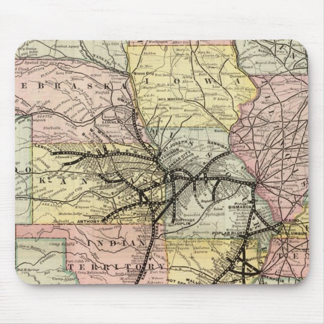 Pazifikbahn Missouri Mousepad (Vorne)