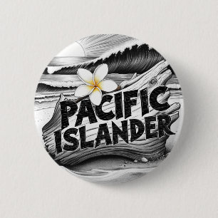 Pazifikinsel Pride Button