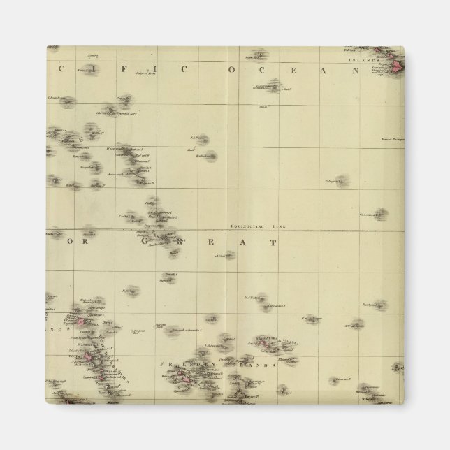 Pazifikinseln Magnet (Vorne)