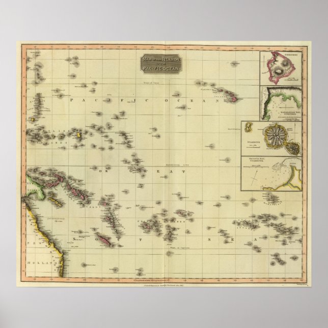 Pazifikinseln Poster (Vorne)