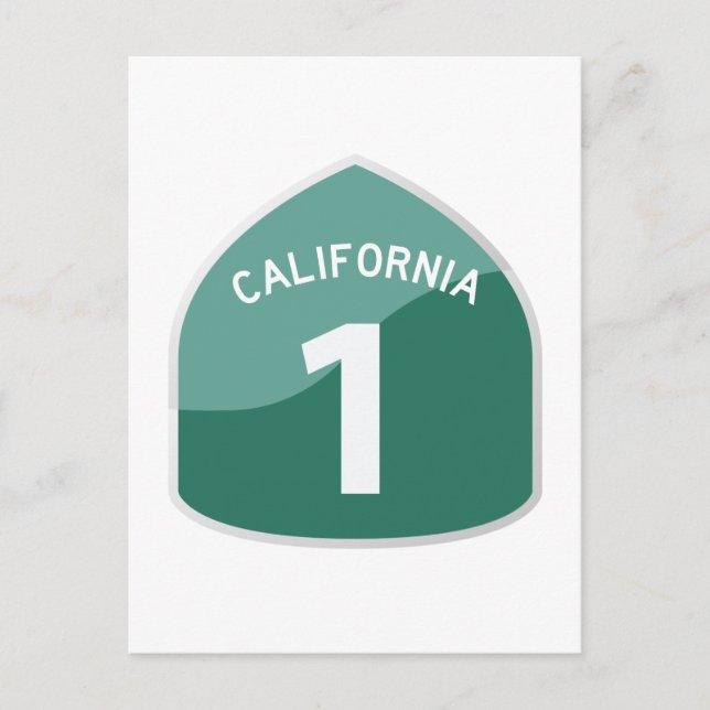 Pazifikküste-Landstraße des Postkarte (Vorderseite)