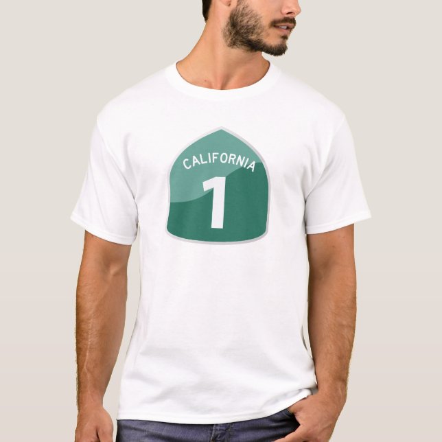 Pazifikküste-Landstraße des T-Shirt (Vorderseite)