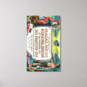 Pazifische internationale Ausstellung Panamas Leinwanddruck