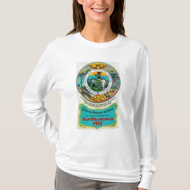 Pazifische internationale Ausstellung Panamas T-Shirt (Vorderseite)