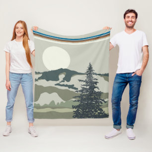 Pazifische Nordwest Natur Wunderland Landschaft Fleecedecke
