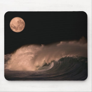 Pazifische Sturmwellen Nordküste von Oahu, Hawai Mousepad