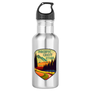 Pazifische Wappen-Trail-Farben Edelstahlflasche