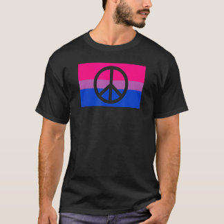 Pazifischer Friedenssyndikprotest Hippie Gay Bisex T-Shirt