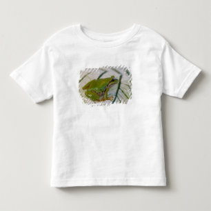 Pazifischer Laubfrosch auf Blumen in unserem Garte Kleinkind T-shirt