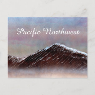 Pazifischer Nordwesten Sanftes Sonnenlicht Postkarte