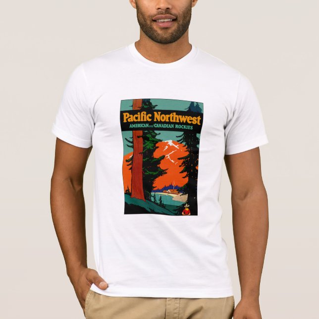 Pazifischer Nordwesten T-Shirt (Vorderseite)