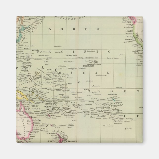 Pazifischer Ozean 11 Magnet (Vorne)