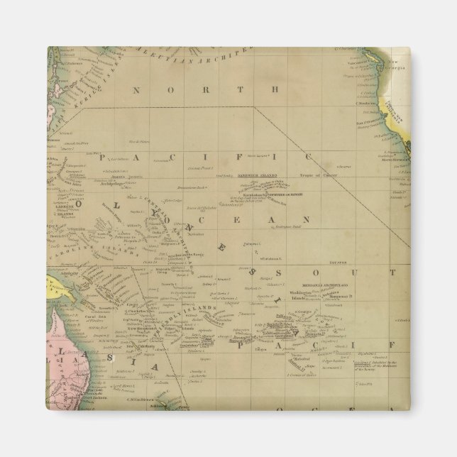 Pazifischer Ozean 5 Magnet (Vorne)