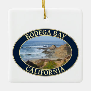 Pazifischer Ozean in Bodega Bay, Kalifornien Keramikornament