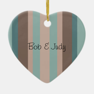 Pazifischer Ozean Streifen Keramik Ornament