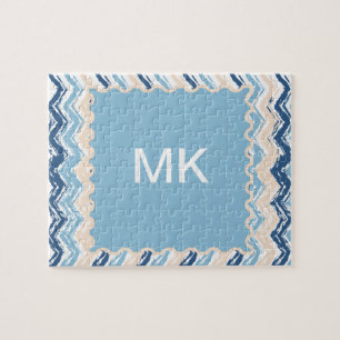 Pazifischer Ozean-Zickzack Muster Puzzle