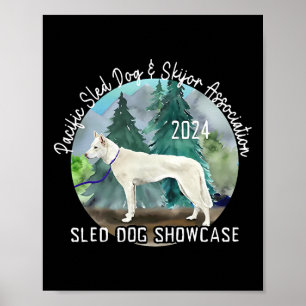 Pazifischer Schlittenhund und Skyor-Verband Poster