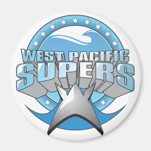 Pazifischer Supers Westmagnet Magnet