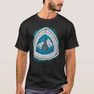Pazifischer Wappen-Pfad - PCT-Wegweiser T-Shirt