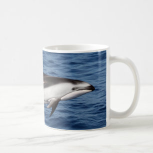 Pazifischer weißer mit Seiten versehener Delphin Tasse