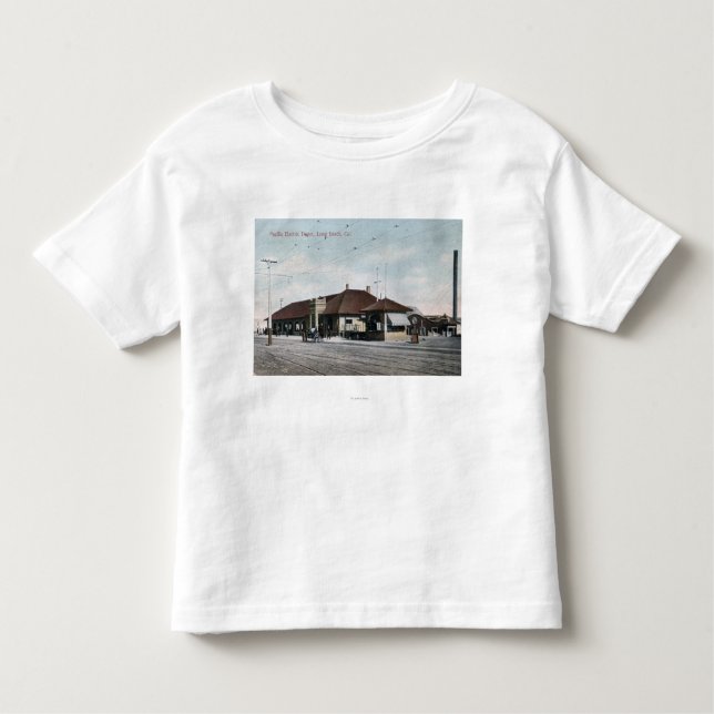 Pazifisches elektrisches Bahndepot Kleinkind T-shirt (Vorderseite)