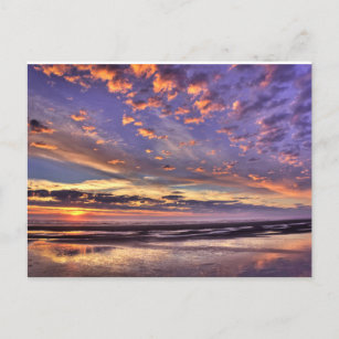 Pazifisches Küstenparadies Sunset Postkarte