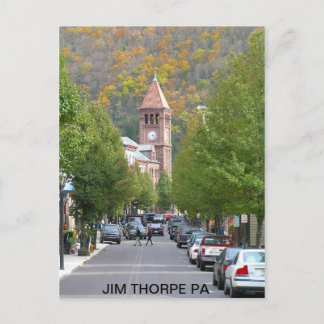 pb030803_main_street2, JIM THORPE PA Postkarte