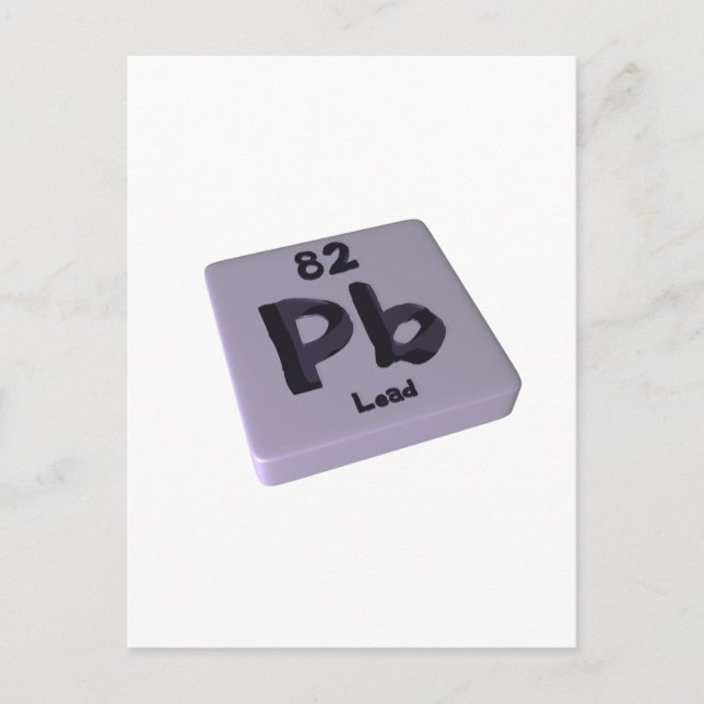 Pb Blei Postkarte (Vorderseite)