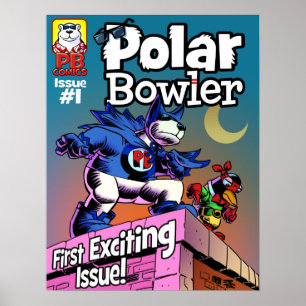 PB Comic Buchabdeckung Poster