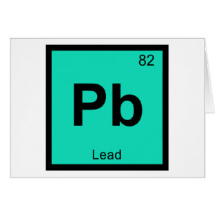 Pb - Führungs-Chemie-Periodensystem-Symbol-Elemen