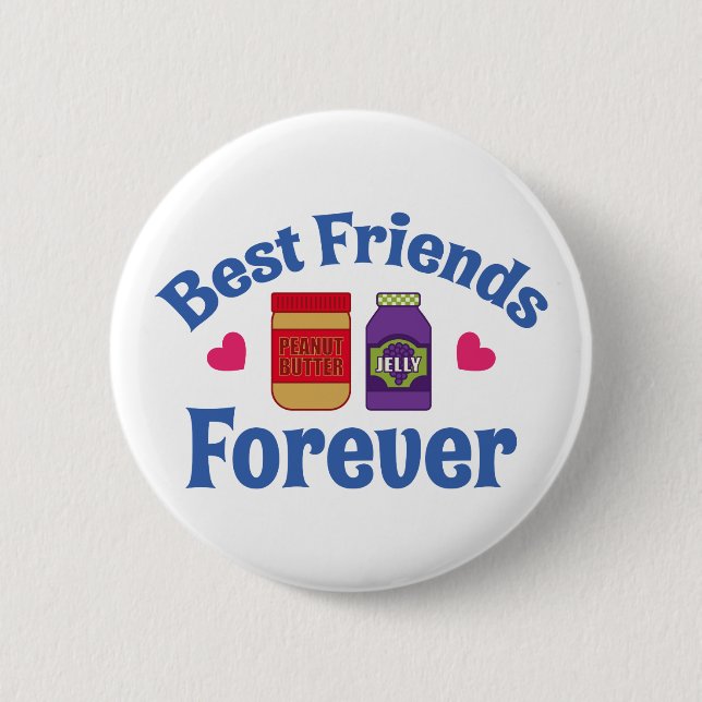 PB&J BESTE FREUNDIN BUTTON (Vorderseite)