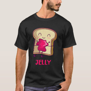 PB&J Erdnussbutter-Gelee-Heidelbeer-Familien-Match T-Shirt