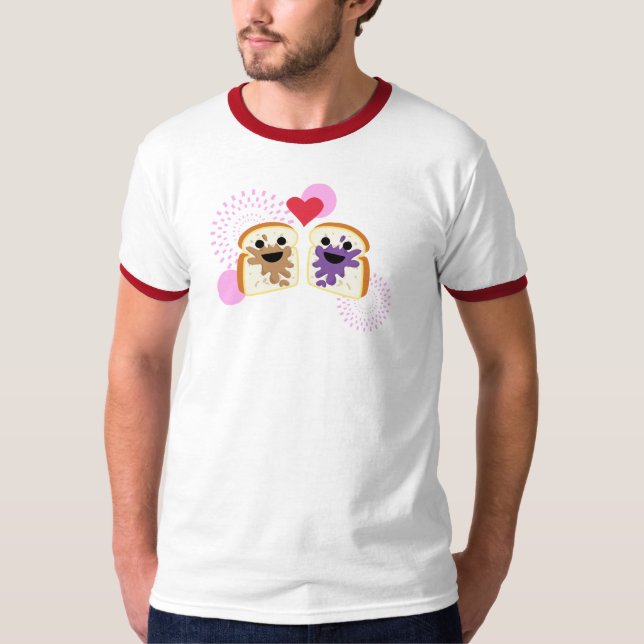 PB& J Liebe T-Shirt (Vorderseite)