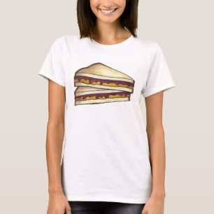 PB&J Peanut Butter und Jelly Sandwich Mittagessen T-Shirt