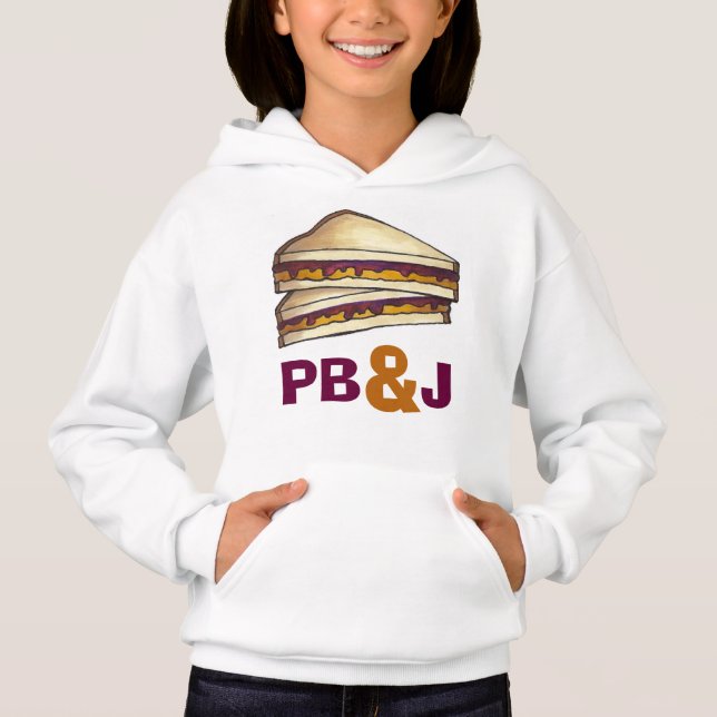 PB&J Peanut Butter und Jelly Sandwich Sweatshirt (Vorderseite)
